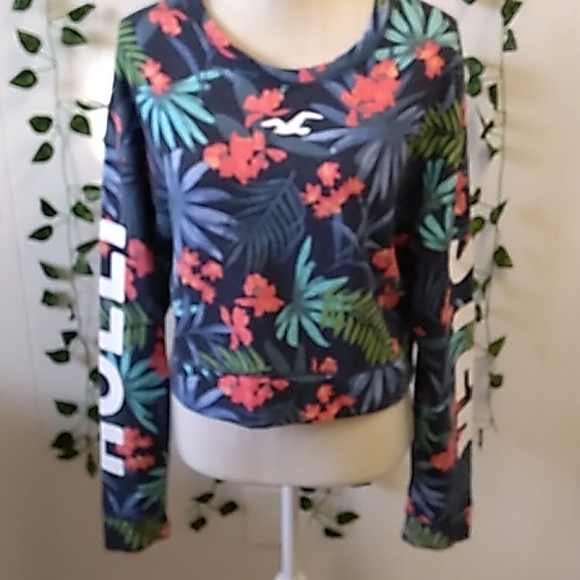 HOLLISTER TROPICAL SWEATSHIRT SZ S - Picture 1 of 8